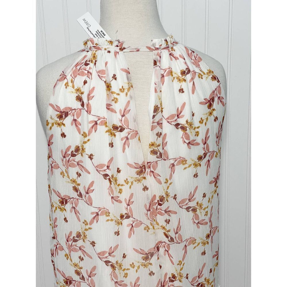Anthropologie‎ Drew Naomi Tiered Maxi Dress Floral Boho Chiffon Size Small - Picture 15 of 16